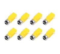 Jopto 8PCS DC 3V-12V Double Shaft DC Geared Motor for Four-wheel Drive Toy Car Robotic Body Aircraft Toys, TT Motor Gear Motor Double Axis 1:48 Compatible with Arduino Robot Smart Car DIY Kit