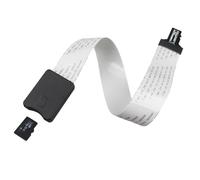 Jopto 9.84inch 25cm TF Micro SD to TF Card Extension Cable Flash Memory Card Adapter Flexible Cord Extender Converter for Arduino Car GPS DVD DVR Dash Cam Tablet Phone LED LCD Screen