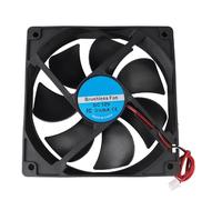 Jopto Brushless Cooling Fan 120x120x25mm 12025 DC 12V With 2 Pin Terminal Compatible With Desktop 3D Printer PC CPU Computer Case TV Box Router Game Console DVR For DIY With 28cm 11.02inch Cable