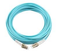 Jopto Fiber Patch Cable LC to LC OM3 10GB/Gigabit Multimode Jumper Duplex 10m(33ft) Fiber Optic Cable LC to LC UPC Connector PVC Fiber Optic Cord 50/125um LSZH Jacket - Optics Pigtail Lead Series