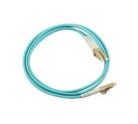 Jopto Fiber Patch Cable LC to LC OM3 10GB/Gigabit Multimode Jumper Duplex 1m(3ft) Fiber Optic Cable LC to LC UPC Connector PVC Fiber Optic Cord 50/125um LSZH Jacket - Optics Pigtail Lead Series