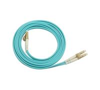 Jopto Fiber Patch Cable LC to LC OM3 10GB/Gigabit Multimode Jumper Duplex 2m(7ft) Fiber Optic Cable LC/UPC to LC/UPC Connector PVC Fiber Optic Cord 50/125um LSZH Jacket