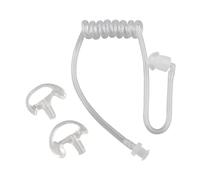 Jopto Replacement Convert Air Acoustic Coil Tube Audio Kit with Soft Medium Silicone Earbuds Earmold for Walkie Talkie FBI Security Headset Compatible with Two Way Radio Motorola Kenwood Baofeng