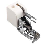 Jopto Universal Side Cutter Sewing Machine Presser Foot Overlocking Trimming Foot Attachment Compatible with Most Household Low Shank Sewing Machines Singer, Brother, Janome, Toyota, Kenmore, White