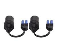 Jopwkuin 2pcs EC5 Cigarette Lighter Socket Converter, Upgraded Design for Car Battery Booster, Convenient to Use, Suitable for Hot Water Cup, Full Copper Core Material