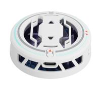 Jopwkuin 3 Speeds Cell Phone Cooling Fan Semiconductor Mobile Phone Radiator Efficient TEC Algorithm Design for Gamer (White)