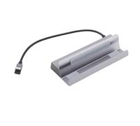 Jopwkuin 6 In 1 Aluminum Alloy USB C Hub with 100W Power Delivery for Online Gaming and Data Transfer