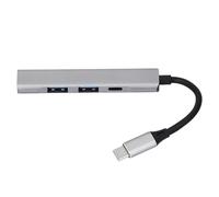 Jopwkuin 7 in 1 USB C to USB 3.0 Hub Splitter High Speed Transmission Dock for Computers Portable Use Environment: 0-85 Degrees Celsius