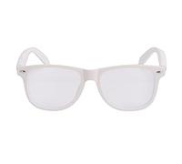 Jopwkuin Bluetooth Translation Glasses Innovative Blue Light Blocking Lenses Clear Sound for Men Women Study Lightweight Frame (White)