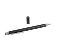 Jopwkuin Calendar Stylus Pen High Sensitivity Dual Tip Capacitive Stylus for Digital Calendars Professional Use Aluminum Alloy (Black)