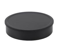 Jopwkuin Camera Lens Cover for Wide Flocking Lined Aluminum Alloy Dust Proof Lightweight Package Included (Black)