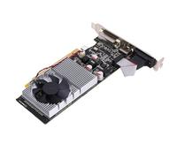 Jopwkuin Entry Level GT705 Computer Graphics Card 1GB GDDR3 64 Bit with HD Output Capability Supporting VGA DVI Ports, Power Efficient Design for Smooth Computing Experience