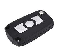 Jopwkuin Folding Key Shell Case for X5 X3 Z4 Z3, 3 Button Remote Key Case with Uncut Vane/Wing, Replacement for Broken Buttons, Stay Bright and New, Easy to Carry