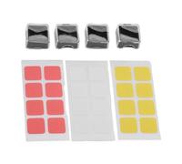 Jopwkuin Keycaps Set Durable ABS PC Double Layer DIY Removable Stickers Mechanical Keyboard Replacement Keycaps for Personalized Style, for Most Crossed Type Mechanical Keyboard Switches, 4pcs (Black)