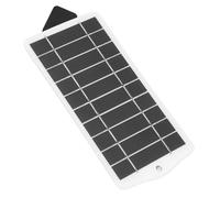 Jopwkuin Monocrystalline Silicon Solar Power 2.5W USB Solar Panel Phone, Wide Adaptability for 3.7V to 5V Devices, (White)