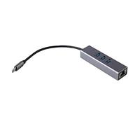 Jopwkuin Multi USB Port Expander High-Speed USB3.0 Hub for Quick Transfers Type C Interface for Computers and Cameras Aluminium Alloy Cover Portable for Travel