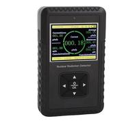 Jopwkuin Nuclear Geiger Counter Detector Large LCD Screen Energy Compensated Tube Sound Light Alarm for Lab Technicians γ Ray, β Ray