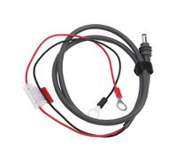 Jopwkuin O Ring DC Power Cable Secure 18AWG O Ring DC Power Cord with Fuse for Off Grid RV Safety Red Black for Satellite Dish Antennas (#3)