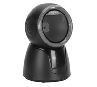 Jopwkuin Omnidirectional 1D 2D QR Desktop Barcode Scanner with Wide Compatibility for Retail Stores, Wireless Bluetooth Connection