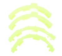 Jopwkuin Propeller Bumper Guard Protector Seamless Fit Accurate 1:1 Moulding for Flip Drone TPU Material 4 Guards for Easy Installation (Fluorescent Green)
