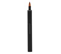 Jopwkuin Retractable Lipstick Brush, Portable Lip Makeup Applicator, Soft Fiber Brush for On-The-Go Touch Ups, Metal Handle, 1 Unit