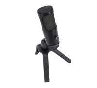 Jopwkuin USB Gaming Microphone Studio Quality Recording Control Gain for Video Streaming Clear Vocals Metal Stand for PC Gamers