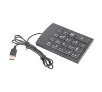 Jopwkuin USB Numeric Keypad Ultra Thin Plug and Play for Laptop, Anti Slip Mini Keypad for Data Input for All Computers