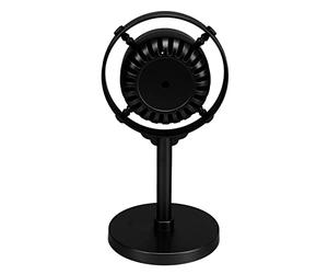 Jopwkuin Vintage Retro Plastic Microphone Prop for Stage Photography for Retro Theme Parties and Karaoke Sing-Alongs, Lightweight Plastic Material (Black)