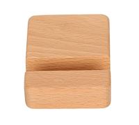 Jopwkuin Wooden Cell Phone Stand Portable Desktop Holder Compact Size for Easy Use Anywhere for Email Social Networking Sites Charging for Home Office Travel Natural Material