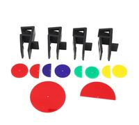 Jopwkuin Woodworking Carpentry Jigs Set Efficient Ceiling Scribe Tool for Various Projects ABS Material Fits 15-18mm Boards for Furniture Installation