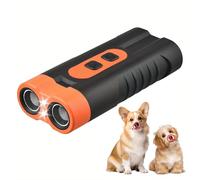 JOPWUE Anti Barking Device for Dogs Deterrent Devices Ultrasonic Bark Control Rechargeable,2 in 1 Dog Repeller with Hd Display and Led Flashlight,Effective for Small Medium Large Dogs (Dinuclear)