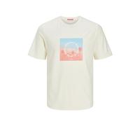 JORARUBA Sunset Branding Tee SS C.N, Buttercream, XS