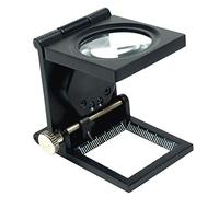 JORCEDI 10 x 30mm Folding Illuminated Magnifier/Magnifier for Sewing Thread Jewelry for Optical Jewelry Textile Sewing Thread Collection Repair