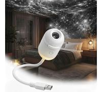 JORCEDI 2-in-1 Galaxy Projector Night Light, Multifunctional Portable Starry Sky Night Light,360° Adjustable LED Lamp with Adjustable Brightness,for Bedroom Sleeping Hallway Ceiling Decor (5 Pieces)
