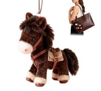JORCEDI 2026 Plush Pony Bag Charm and Key Chain, Cute Horse Plush Key Chain, Unisex Handbag Key Chain, Valentine's Day Gift (1pcs)