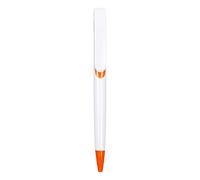 JORCEDI 20pcs Simple Business Handwriting Pens Set, 1.0mm Nipple, Retractable Blue Pen Refill, Pens For Students, Office Buildings And Families (Orange,1.0mm)