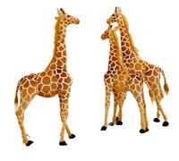 JORCEDI 40-120cm Giant Plush Giraffe - Soft Cute Real Life Stuffed Animal Toy Puppe, Stand-Up Design Kids Birthday Gift & Room Decor (60cm)