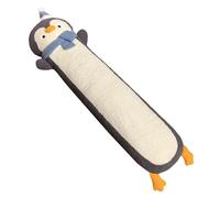 JORCEDI 90cm Long Penguin Plush Pillow, Side Sleeper Stuffed Animal, Plush Penguin Cuddly Toy Pillow, Cartoon Soft Neck Pillow for Dolls, Cute Sleeping Pillow Gifts for Children (120cm,Gray)