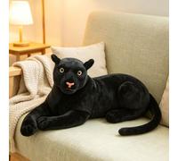 JORCEDI Black Panther Plush Toy with Realistic Design, Ultra Soft Stuffed Animal, Decorative Figure for Home, for Birthday & Christmas (50cm)