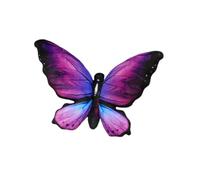 JORCEDI Butterfly cushion, plush toy with wings, soft butterfly decorative pillow, suitable for sofas and bedroom (Purple,40 * 50cm)