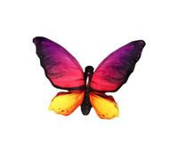 JORCEDI Butterfly cushion, plush toy with wings, soft butterfly decorative pillow, suitable for sofas and bedroom (Magenta,40 * 50cm)