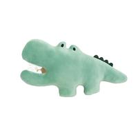 JORCEDI Capybara Fox Crocodile Rhino Plush Pillow Stuffed Animal Toy Cute Hugging Pillow Cushion Cuddly Soft Toy for Boys Girls Present (Krokodil,45cm)