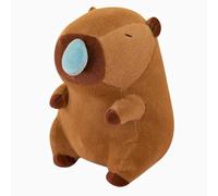 JORCEDI Capybara Soft Toy, Cute Capybara Plush Toy with Retractable Snot, Capybara Stuffed Animal Doll, Sleeping Throw Hugging Cushion, Capybara Plush Pillow Birthday for Kids Boys Girls (30cm)