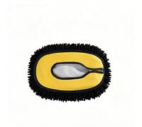 JORCEDI Car Wash Mop, Effort-saving and Extendable, Chenille Brush Head That Won’t Damage Paintwork or Leave Scratches, Suitable for Cars, Lorries, Caravans and SUVs (Replacement head,Yellow)