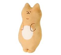 JORCEDI Cat Plush Soft Toys, 70cm Cat Long Hugging Pillow, Cuddly Kitten Stuffed Animal, Huggable Decorative Cushion, Birthday Gifts Present Party Favors For Boys And Girls (70cm,Yellow-A)