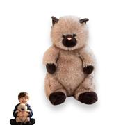 JORCEDI Cat Plush Toy,Cute Simulation Cat Doll,Soft Cuddly Stuffed Cat Toy,Birthday Gifts Present Party Favors For Boys And Girls (50cm,Light brown)