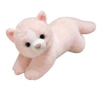 JORCEDI Cat Plush Toy Stuffed Animal, Lifelike Cats Doll, Cat Stuffed Animal Plush Simulation Cute Realistic Doll, Soft And Cuddly, Cute Soft Plushies Gifts For Kids & Adult (35cm,fen)