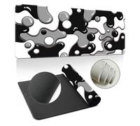 JORCEDI Contrast-colour fluid mouse pad Non-slip mouse pad Gaming mouse pad Suitable for home and office use (e,300mm*600mm*4mm)