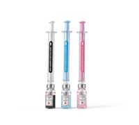 JORCEDI Creative Syringe Shaped Gel Pens 3/6/9 Pack Novelty Ballpoint Pens Fun Accessories for Work Creative Stationery Gift for Students Office School Random Colours (3 PCS)