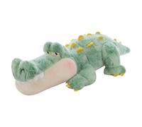 JORCEDI Crocodile Stuffed Animals,Crocodile Big Hugging Pillow,Big Plush Green Adorable Soft Plush Toys,Cuddly Soft Toy Hugging Pillow for Kids Girlfriend Present Birthday Christmas (70cm,Prone)